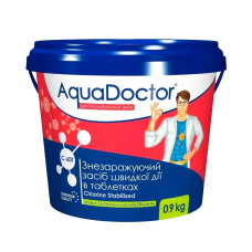 Хлор Шок (mini) Aquadoctor в таблетках по 20 гр., 0.9 кг