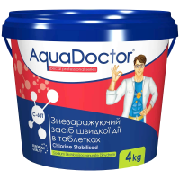 Хлор Шок (mini) Aquadoctor в таблетках по 20 гр., 4 кг