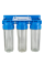 Триступеневий магістральний фільтр Aquafilter FHPRCL12-B-TRIPLE