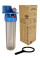 Корпус фільтра прозорий Aquafilter Big Blue 20" з манометром AHB-FH20CBG