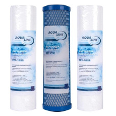 Комплект картриджів Aqualine Osmos 1-2-3