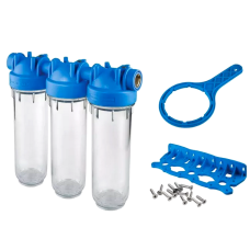 Потрійний фільтр Atlas Filtri DP 10 TRIO TS 3/4" OT 10" KIT ZA3310680