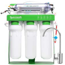 Фільтр зворотного осмосу Ecosoft P’URE BALANCE з помпою на станині (MO675MBALPSECO)