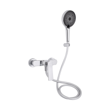 Змішувач для душу Slavonice, Chrome (k35) з душовим гарнітуром QTSLV4042103C Qtap