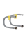Шланг для змішувача Forte 40 см, NYLON, М10х1/2"В (пара) SF390W40 Thermo Alliance