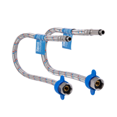 Шланг для води Standart 50 см, нерж. обплетення, М10x1/2"В (пара) SD396W50 Thermo Alliance
