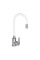 Змішувач для кухні Lidz Vida 015F3 з гнучким виливом (k35) LDVID015F3WHI43357 White