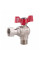 Кран кульовий з накидною гайкою SD Forte 3/4" ВЗ для води кутовий SF224W20