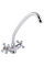 Змішувач для кухні Lidz Lamb 271F двохвентильний LDLAM271FCRM21889 Chrome