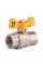Кран кульовий SD Forte 1/2" ВР для газа (метелик) SF602G15