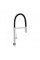 Смеситель для кухни Qtap Katuska с гибким изливом QTKTS91103AN Brushed Nickel PVD