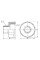 Перехід SD Forte 1/2"х1/4" ВЗ SF360156