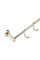 Тримач для рушника Qtap Liberty 3 гачка 365 мм QTLIBORO11543 Gold