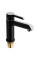 Змішувач для раковини Qtap Grand QTGRABCR001F Black Matt