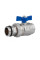 Кран кульовий "Американка" Icma Blue 1" з антипротіканням прямий №215 (87215AF12)