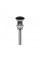 Донний клапан для раковини Qtap PU03O 70х70х227.5 Matt black з переливом