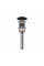 Донний клапан для раковини Qtap PU03O 70х70х227.5 Matt black з переливом