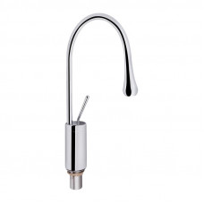Змішувач для раковини Qtap Virgo з поворотним виливом високий QTVIR1066H103C Chrome