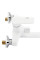 Змішувач для ванни 35W 005, Chrome/White (k35) з довгим поворотним виливом BRIN35W005 Brinex