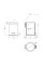 Відро для сміття Lidz Oreo 0112 12 л (LDORE0112CRM22256) Chrome
