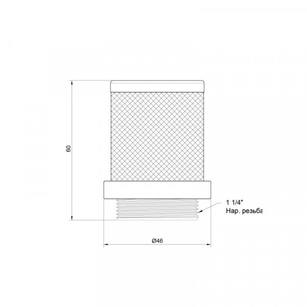 Сітка зворотного клапана SD Plus 1" 1/4 SD245W32