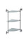 Полиця кутова Lidz Oreo 1003 скляна 3 ярусна LDORE1003CRM22182 Chrome