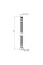 Шланг для змішувача Forte 40 см, NYLON, М10х1/2"В (пара) SF390W40 Thermo Alliance