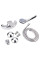 Змішувач для душу Lidz Mars 010 (з душовим гарнітуром) (k40) LDMAR010CRM34892 Chrome