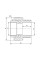 Муфта PPR Blue Ocean 50х1" 1/2 ВР (BOHTIA5005XXX)