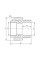 Муфта PPR Blue Ocean 40х1" 1/4 ВР (BOHTIA4004XXX)