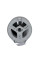 Тримач для туалетного паперу Qtap Pohodli 270 мм QTDP100SP White/Grey (Držák)
