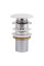 Донний клапан для раковини Qtap F0081 70х70х120 White з переливом (QT066F0081W)
