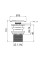 Донний клапан для раковини Qtap F0081 70х70х120 White з переливом (QT066F0081W)