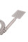 Змішувач для душу Lidz Kubis 010 (з душовим гарнітуром) (k35) LDKUB010NKS28535 Nickel