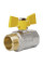 Кран кульовий SD Plus 1" ВЗ для газу (метелик) SD607NG25PN40