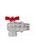 Кран кульовий Icma FAR. ROSSA 1" кутовий №361 (87361AF11)