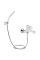 Змішувач для ванни Qtap Grand (з душовим гарнітуром) QTGRAWCR006 Chrome/White