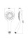 Лійка для ручного душу Niagara 01, d98 мм, Chrome округла LDNIA01CRM22034 Lidz