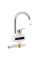 Проточний кран-водонагрівач кухонний для кухні Lidz Warm 058 LDWAR058WCR24985 White / Chrome