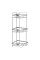 Полиця кутова Lidz Oreo 0606 3 ярусна LDORE0606CRM32484 Chrome
