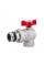Кран кульовий Icma FAR. ROSSA 3/4" кутовий №362 (87362AE11)