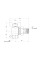Кран кульовий Icma FAR. ROSSA 3/4" кутовий №362 (87362AE11)