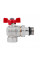 Кран кульовий Icma FAR. ROSSA 3/4" кутовий №362 (87362AE11)