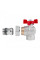 Кран кульовий Icma FAR. ROSSA 3/4" кутовий №362 (87362AE11)