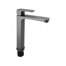 Змішувач для раковини Qtap Lipno високий QTLIPNO10H23101G Graphite