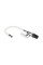 Смеситель для кухни Qtap Linea с гибким изливом QTLINCRW007F Chrome/White
