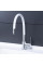 Смеситель для кухни Qtap Linea с гибким изливом QTLINCRW007F Chrome/White